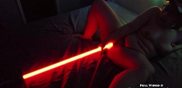  May the 4th be with you - Star Wars BBW Toy Play and Light Saber Bating!